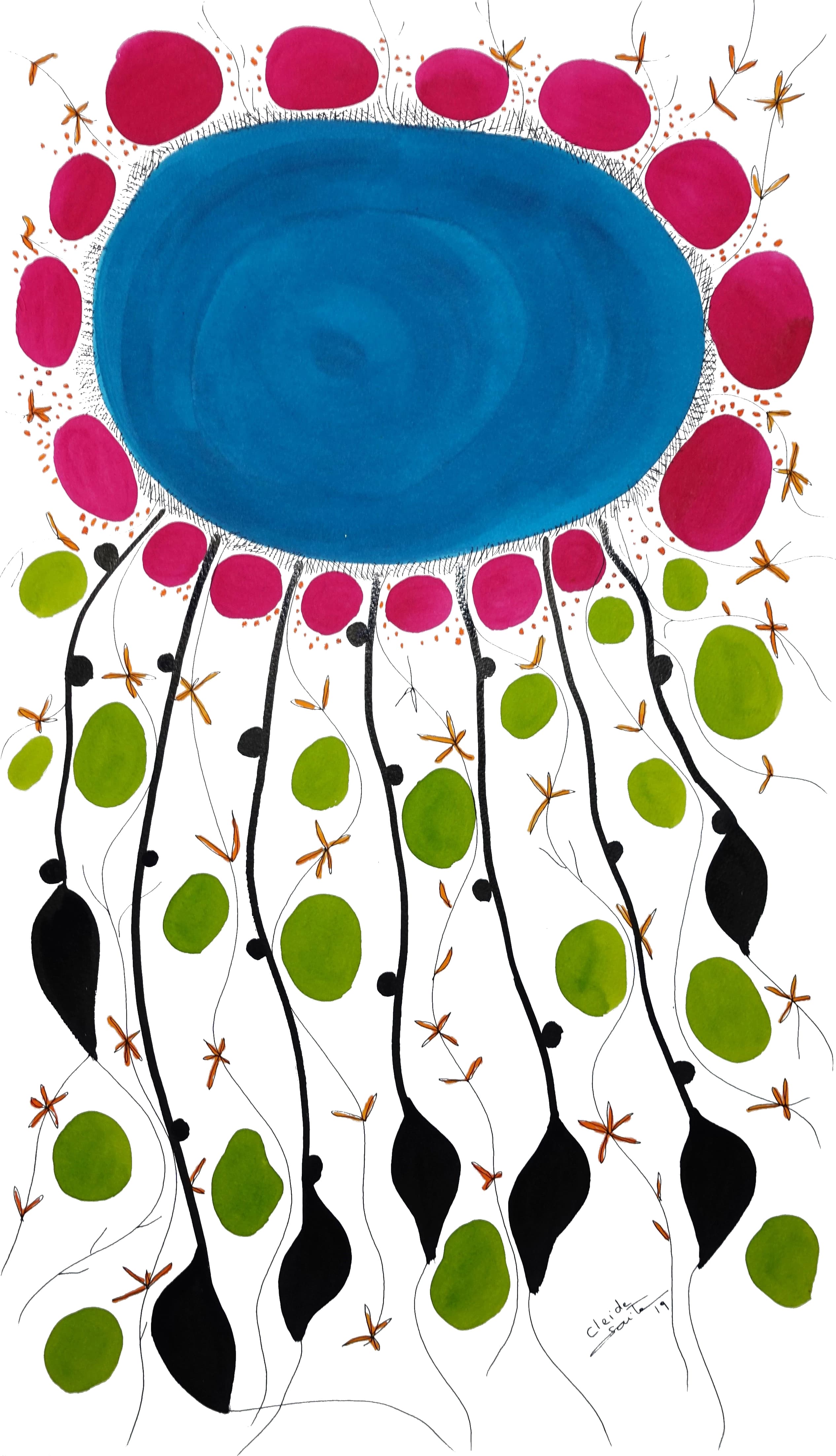 Nouvelle fleur au vent